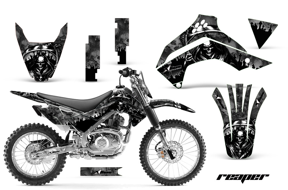 Kawasaki KLX 140 2008 2012 Graphic Kit Reaper B NPs